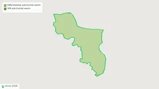 Map showing the boundary of Athieme