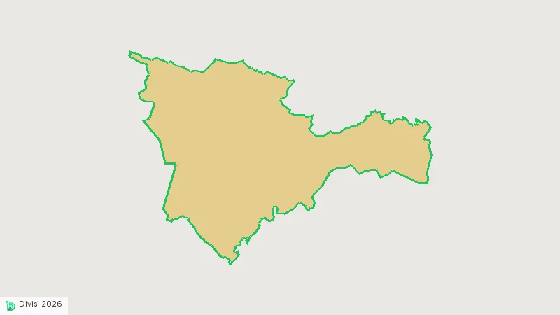 Map showing the boundary of Tuy