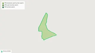 Map showing the boundary of Adenta Municipal