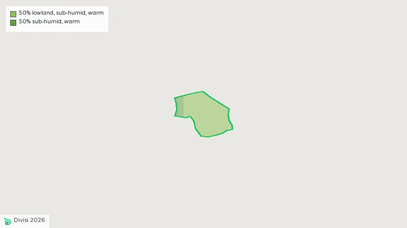 Map showing the boundary of Korle Klottey Municipal
