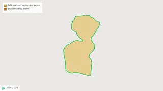 Map showing the boundary of Giade