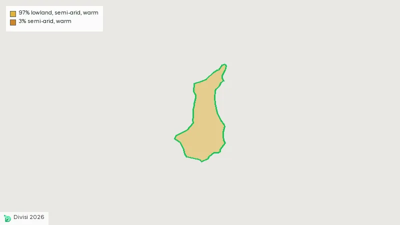 Map showing the boundary of Bayo