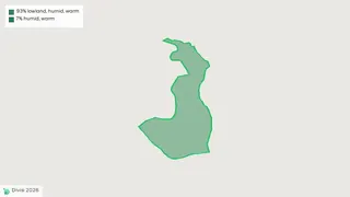 Map showing the boundary of Oru East
