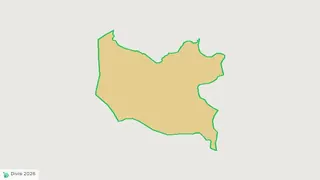 Map showing the boundary of Bagudo