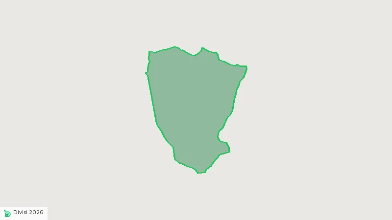 Map showing the boundary of Etche
