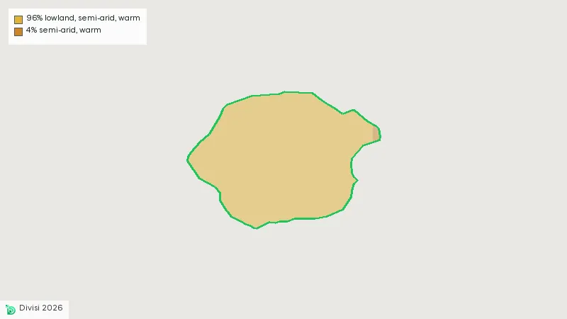 Map showing the boundary of Silame