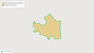 Map showing the boundary of Zurmi