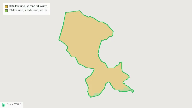Map showing the boundary of Bahr Koh